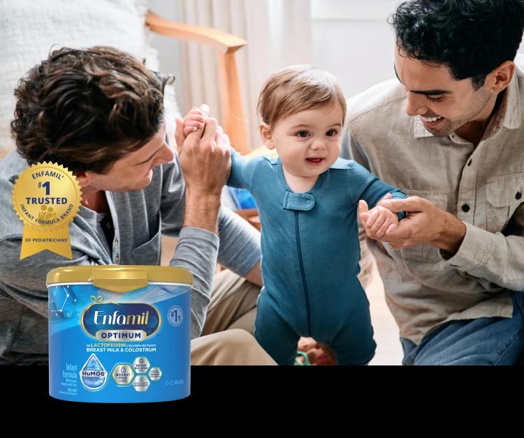 Enfamil Enspire™ Optimum Infant Formula, follow label instructions for preparation and storage