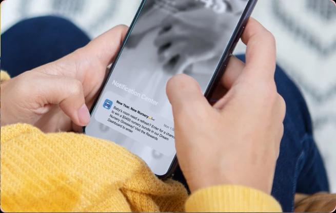 Push notification from Enfamil